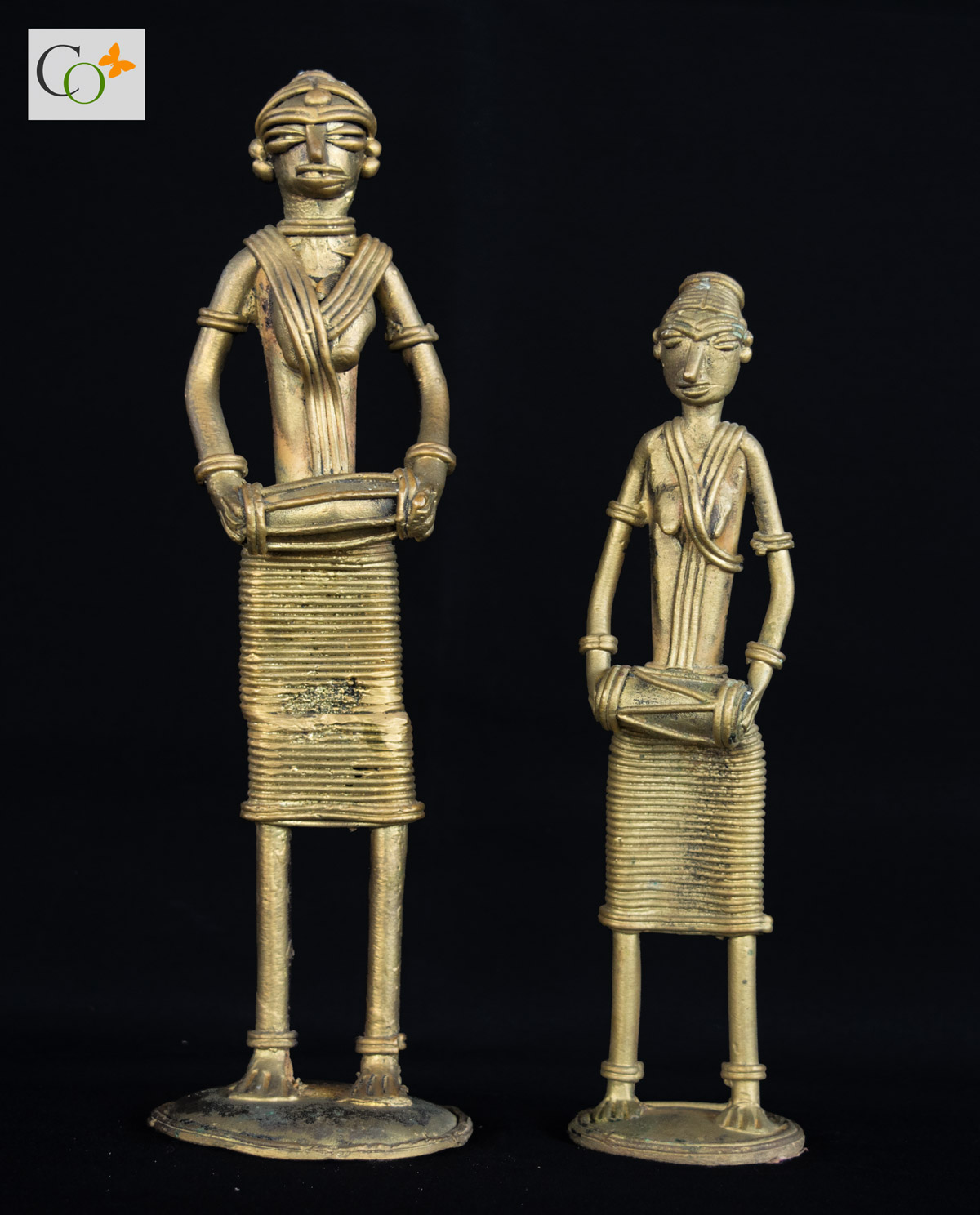 Vintage Orissa orders Tribal Metal Statue